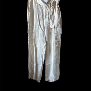 INC International Concepts Cream Cargo Pants